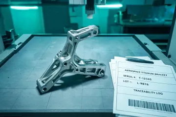 Aerospace machined bracket