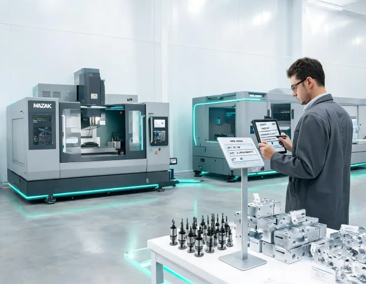 Mazak CNC machining and laser production cell