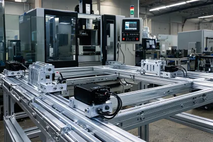 Industrial automation machined frame