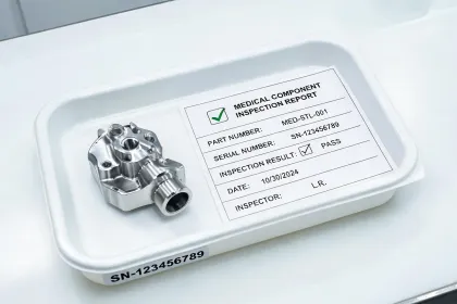 Medical device machining record